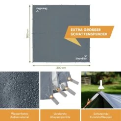 Skandika 3 X 3 Meter Schaduwdoek Met Telescopische Palen -Weber Verkoop 02425937fff1c8fb