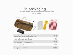 3F UL GEAR Lanshan Tent - 2 Persoons - 3 Seizoenen - Grey -Weber Verkoop 04a239ff6cea1748