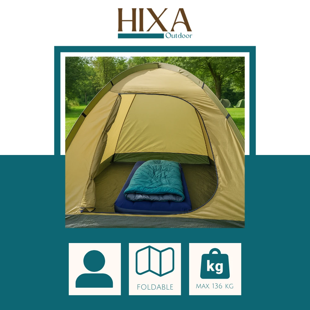 HIXA 1 Persoons Luchtbed - DarkBlue 4 HIXA 1 Persoons Luchtbed - DarkBlue - Afbeelding 4