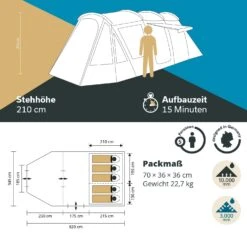 Skandika Canyon 5 Protect Tunneltent -Weber Verkoop 15a04e33b1774ae2