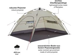 Uquip Buzzy Sand Strandtent -Weber Verkoop 20046bd9e5574d79
