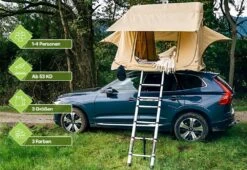 OutdoorU Expedition 4 Personen Daktent - Grijs 8 OutdoorU Expedition 4 Personen Daktent - Grijs -Weber Verkoop 35bc613171bbac3e