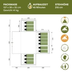 Skandika Nimbus 12 Sleeper Protect Groepstent 6 Skandika Nimbus 12 Sleeper Protect Groepstent -Weber Verkoop 3d2e525ed7eac2a5