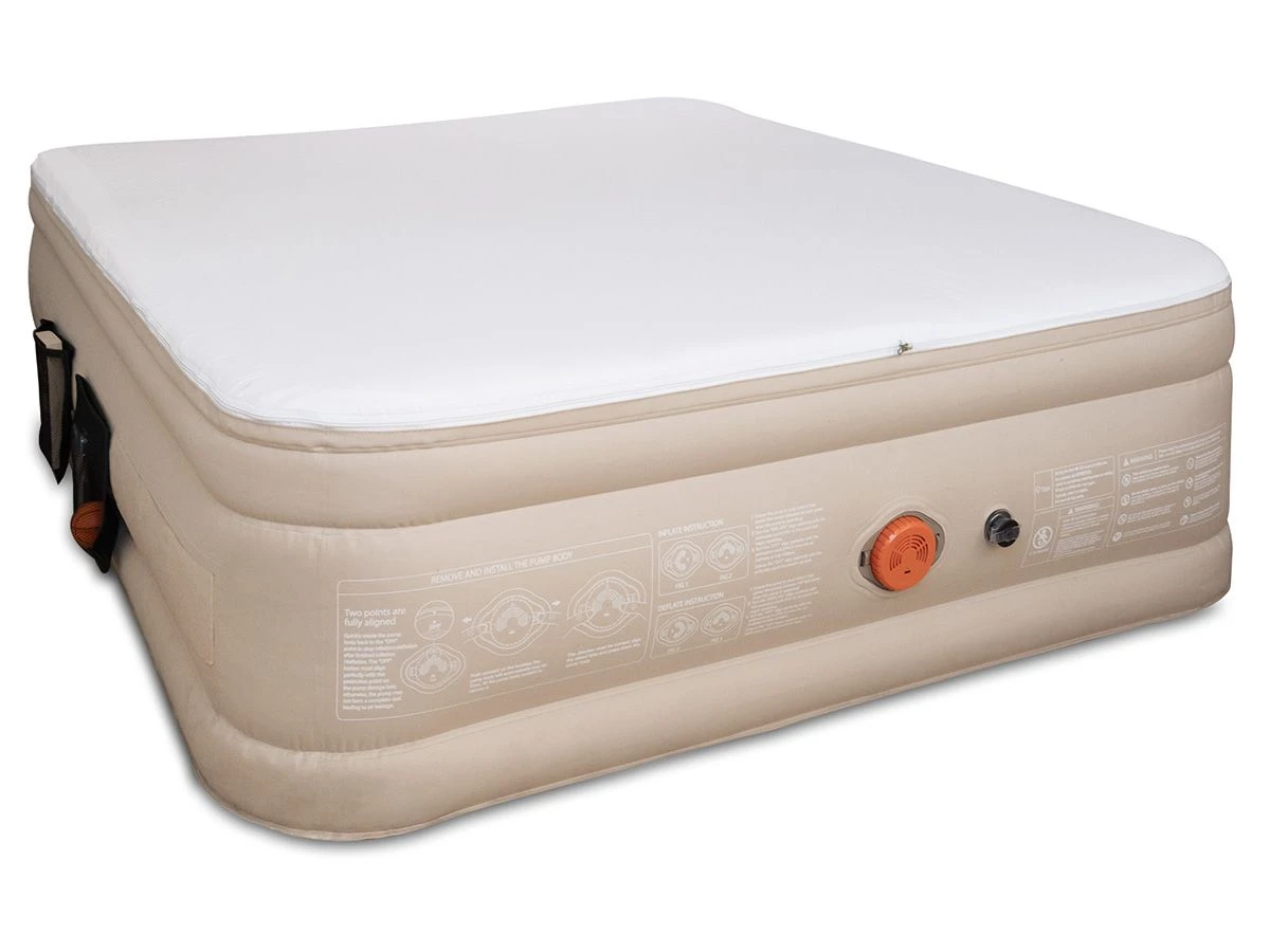 Merkloos FLOAT Cloudspring 2-persoons Luchtbed Met Foam Topper 1 Merkloos FLOAT Cloudspring 2-persoons Luchtbed Met Foam Topper