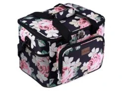 Merkloos Packaway 15 Liter Geïsoleerde Koeltas - Black Flower -Weber Verkoop 41b3492e4a9db69c