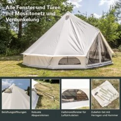 Skandika Tipii 400 Technical Cotton Tent -Weber Verkoop 486752ad2b5df8e1