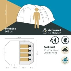 Skandika Kambo 4 Tunneltent -Weber Verkoop 4e82a25e56978c3a