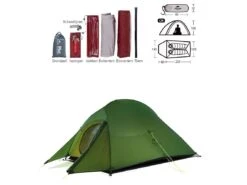 Naturehike Cloud Up 2 Upgraded 2 Persoons Tent - White -Weber Verkoop 5b56d146de61fe5a