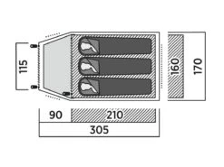 Easy Camp Setesdal 3 Koepeltent -Weber Verkoop 5f9df2c5b19db565