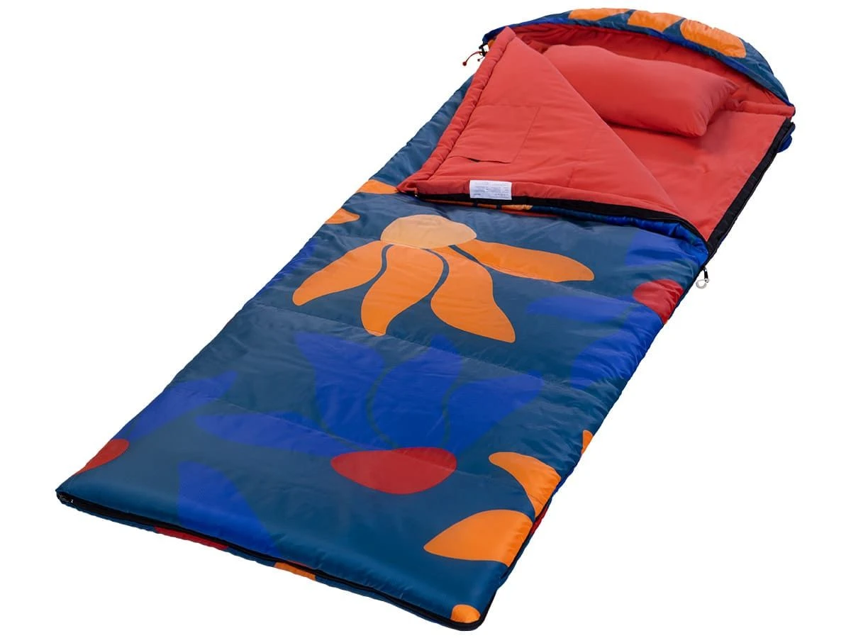 Skandika Sovro 190+30 Slaapzak - Fiery Garden 1 Skandika Sovro 190+30 Slaapzak - Fiery Garden
