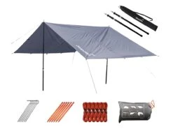 Skandika 3 X 3 Meter Schaduwdoek Met Telescopische Palen