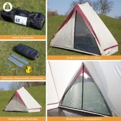 Skandika Comanche 8 Tipi Bell Tent -Weber Verkoop 620f7551602614.61306932