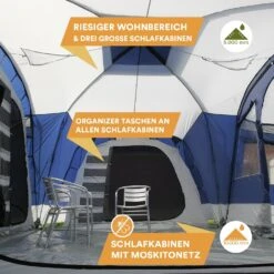 Skandika Nimbus 12 Blauwe Groepstent -Weber Verkoop 62179dc2f124a3.78815424