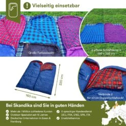 Skandika Dundee Flannel-L Gele Slaapzak -Weber Verkoop 6218b6dc16c628.22532047