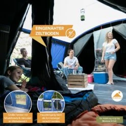 Skandika Montana 8 Sleeper Protect Tunneltent -Weber Verkoop 621e03d49efd99.80017201