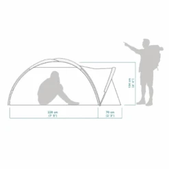 Merkloos Crua Outdoors Duo Koepeltent -Weber Verkoop 6272a3b4a0de47.91601783