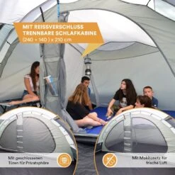 Skandika Falkenberg 6 Tunneltent -Weber Verkoop 629472a85e6e98.60871857