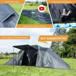 Skandika Daytona XXL Blauwe Koepeltent -Weber Verkoop 629472b7a236a1.57106436