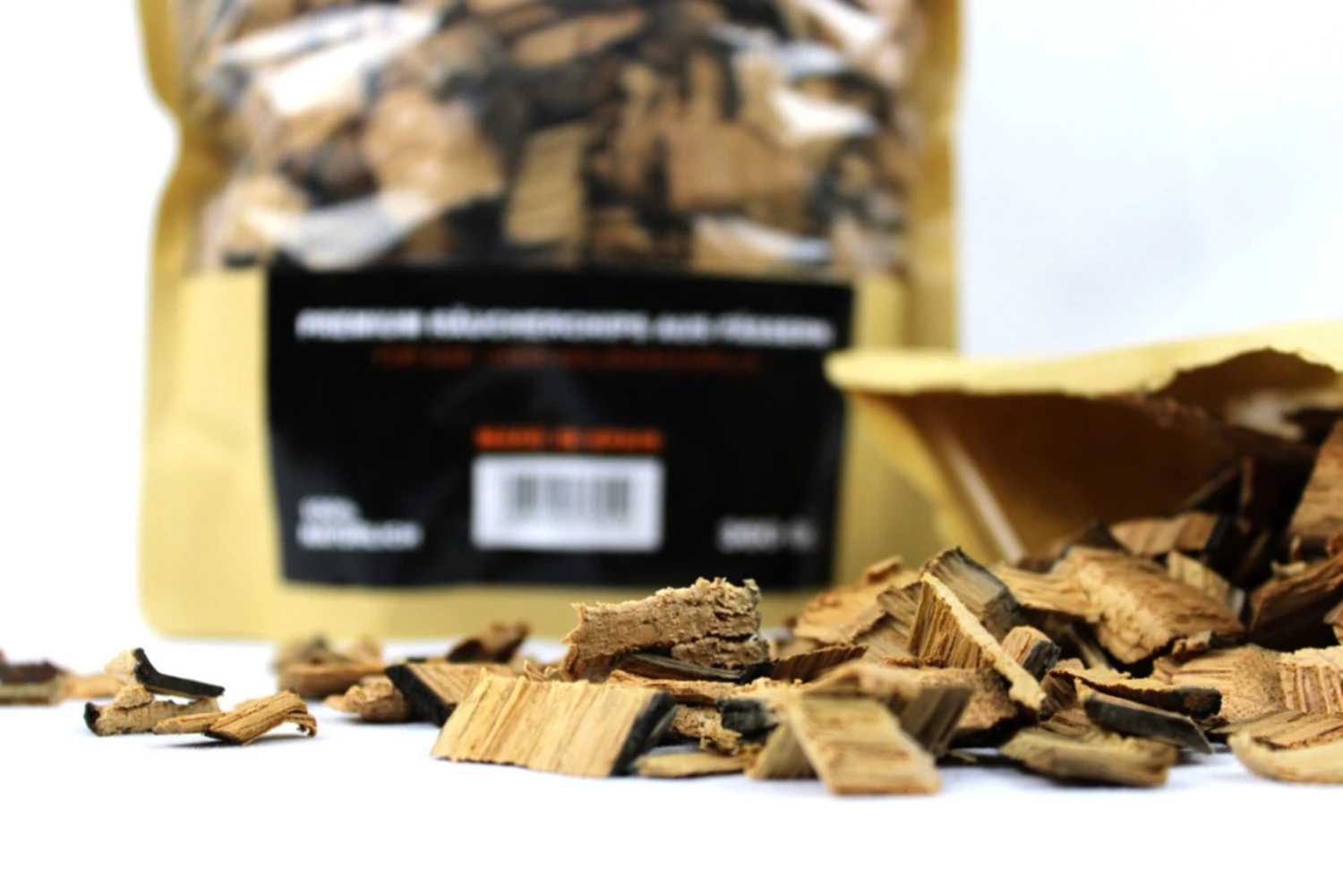 Merkloos BlackSellig Whisky 360 Gram Rookchips 2 Merkloos BlackSellig Whisky 360 Gram Rookchips - Afbeelding 2