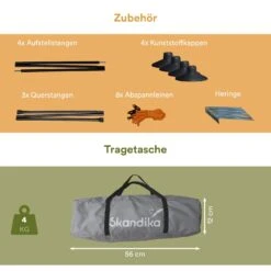 Skandika Bora 4.5 Meter Windscherm -Weber Verkoop 62c3efadc05a52.65441790