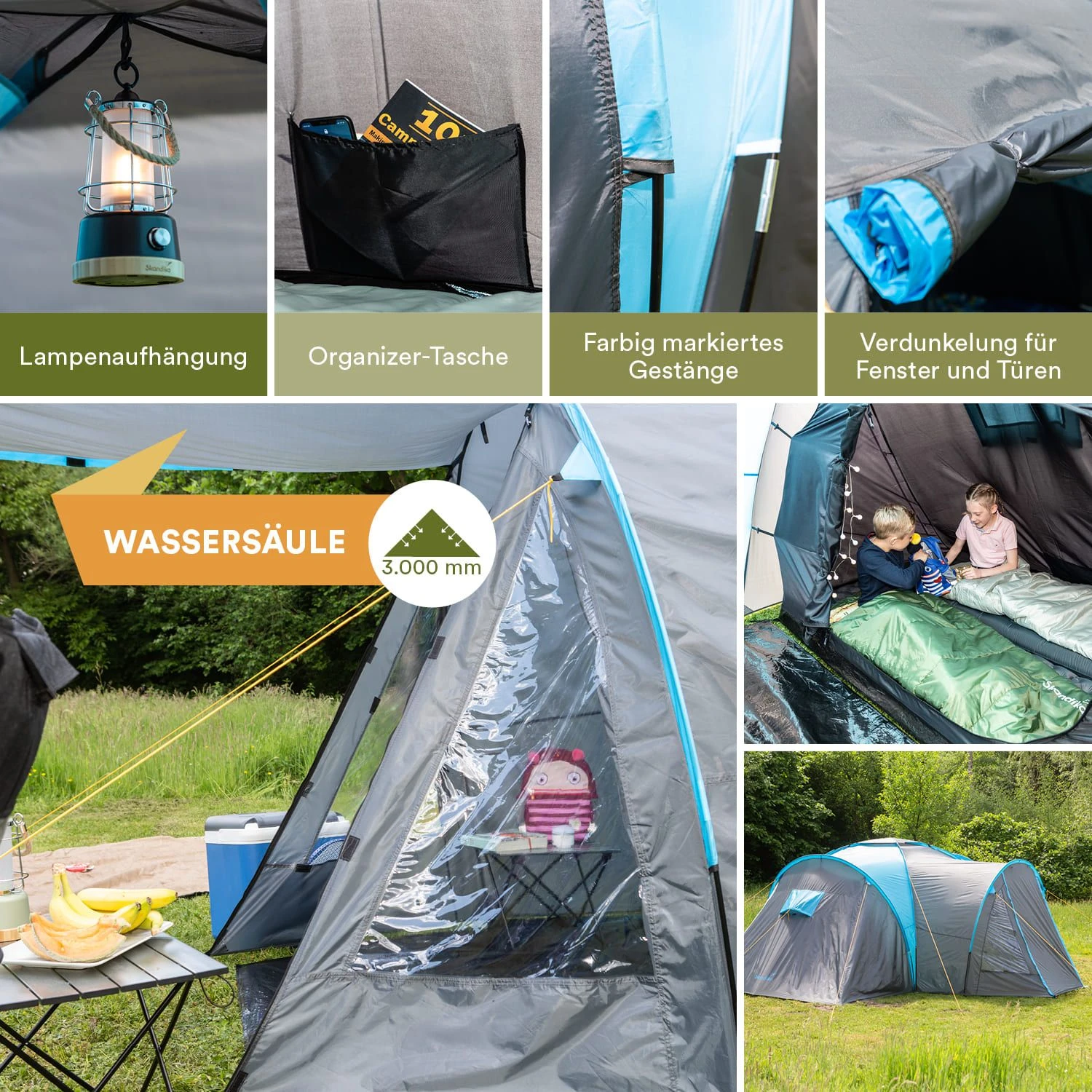 Skandika Hammerfest 6 Plus Tent 5 Skandika Hammerfest 6 Plus Tent - Afbeelding 5