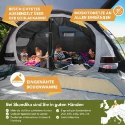 Skandika Gotland 6 Sleeper Protect Tunneltent -Weber Verkoop 64a81a96ac38e5.00880838