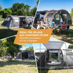 Skandika Gotland 6 Sleeper Protect Tunneltent -Weber Verkoop 64a81a96b5f921.28415059