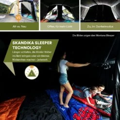 Skandika Gotland 6 Sleeper Protect Tunneltent -Weber Verkoop 64a81a96c6a720.38599830