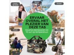 Merkloos Packaway 15 Liter Geïsoleerde Koeltas - Camo Green -Weber Verkoop 64f742b881a145.14374800