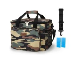 Merkloos Packaway 15 Liter Geïsoleerde Koeltas - Camo Green