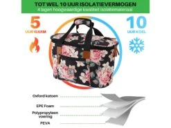 Merkloos Brisby Bloemetjes 21 Liter Koeltas -Weber Verkoop 64f83fdae613f0.79178123