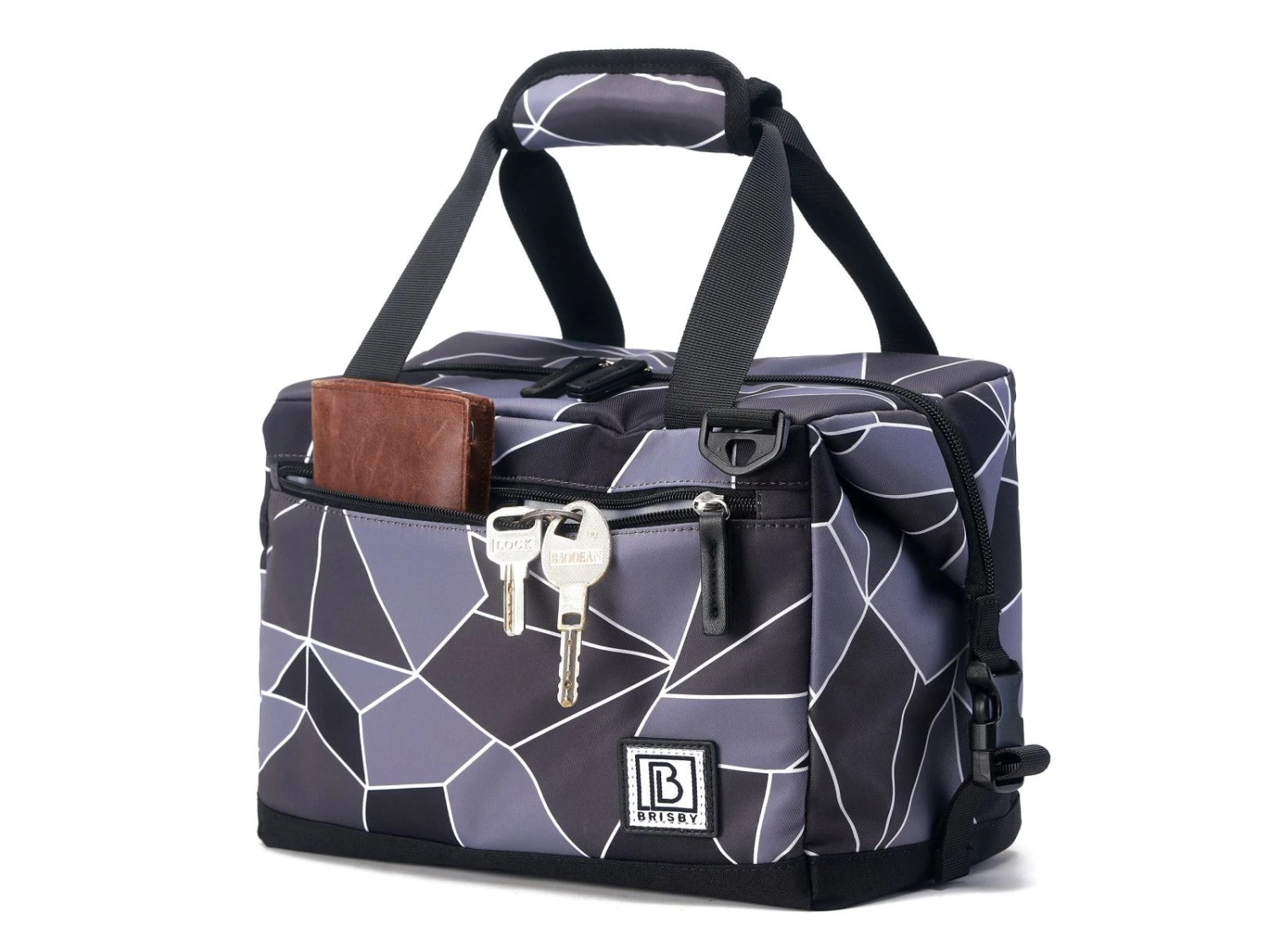 Merkloos Brisby Grijs En Zwart 12 Liter Koeltas 3 Merkloos Brisby Grijs En Zwart 12 Liter Koeltas - Afbeelding 3