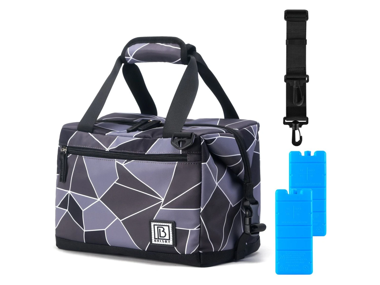 Merkloos Brisby Grijs En Zwart 12 Liter Koeltas 5 Merkloos Brisby Grijs En Zwart 12 Liter Koeltas - Afbeelding 5
