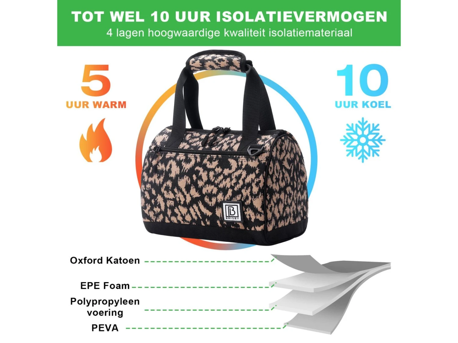 Merkloos Brisby Leo 10 Liter Koeltas 5 Merkloos Brisby Leo 10 Liter Koeltas - Afbeelding 5