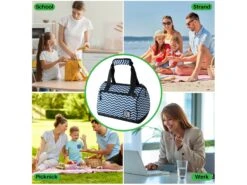 Merkloos Brisby Zigzag Blauw 10 Liter Koeltas -Weber Verkoop 64f846b944d4c3.40661086