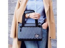 Merkloos Brisby Zigzag Blauw 10 Liter Koeltas -Weber Verkoop 64f846b9465bd6.34104094