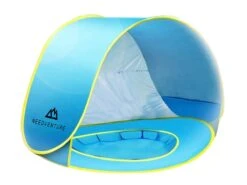 Merkloos Needventure Blue Pop-up Strandtent