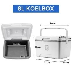 Brisby 8 Liter Koelbox Met 2 Koelelementen - White -Weber Verkoop 660c01b0db8040.15982984