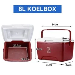 Brisby 8 Liter Koelbox Met 2 Koelelementen - Red -Weber Verkoop 6638cd6550d426.20327989