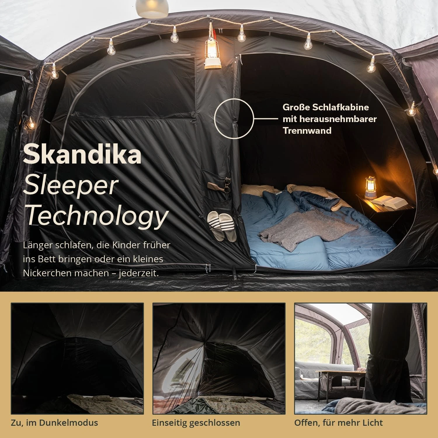 Skandika Timola 6 Air Sleeper Protect XL Opblaasbare Tent 2 Skandika Timola 6 Air Sleeper Protect XL Opblaasbare Tent - Afbeelding 2