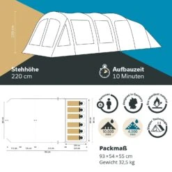 Skandika Timola 6 Air Sleeper Protect XL Opblaasbare Tent 11 Skandika Timola 6 Air Sleeper Protect XL Opblaasbare Tent -Weber Verkoop 6645bd37a6b8d0.02305418