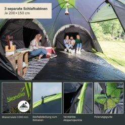 Skandika Daytona 6 Antraciete Koepeltent -Weber Verkoop 664f6113e21975.14933391