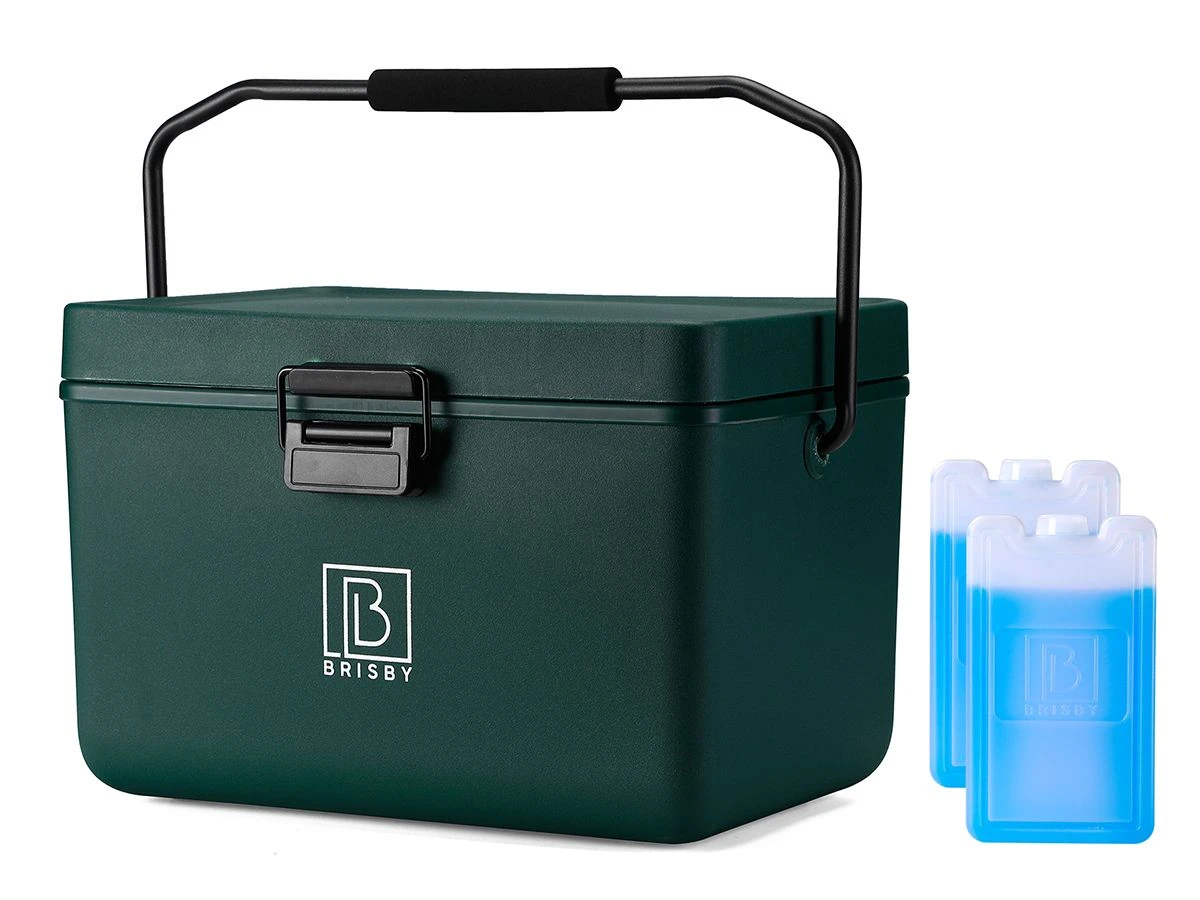 Brisby Frigobox 12 Liter Koelbox Met Koelelementen - Green 1 Brisby Frigobox 12 Liter Koelbox Met Koelelementen - Green