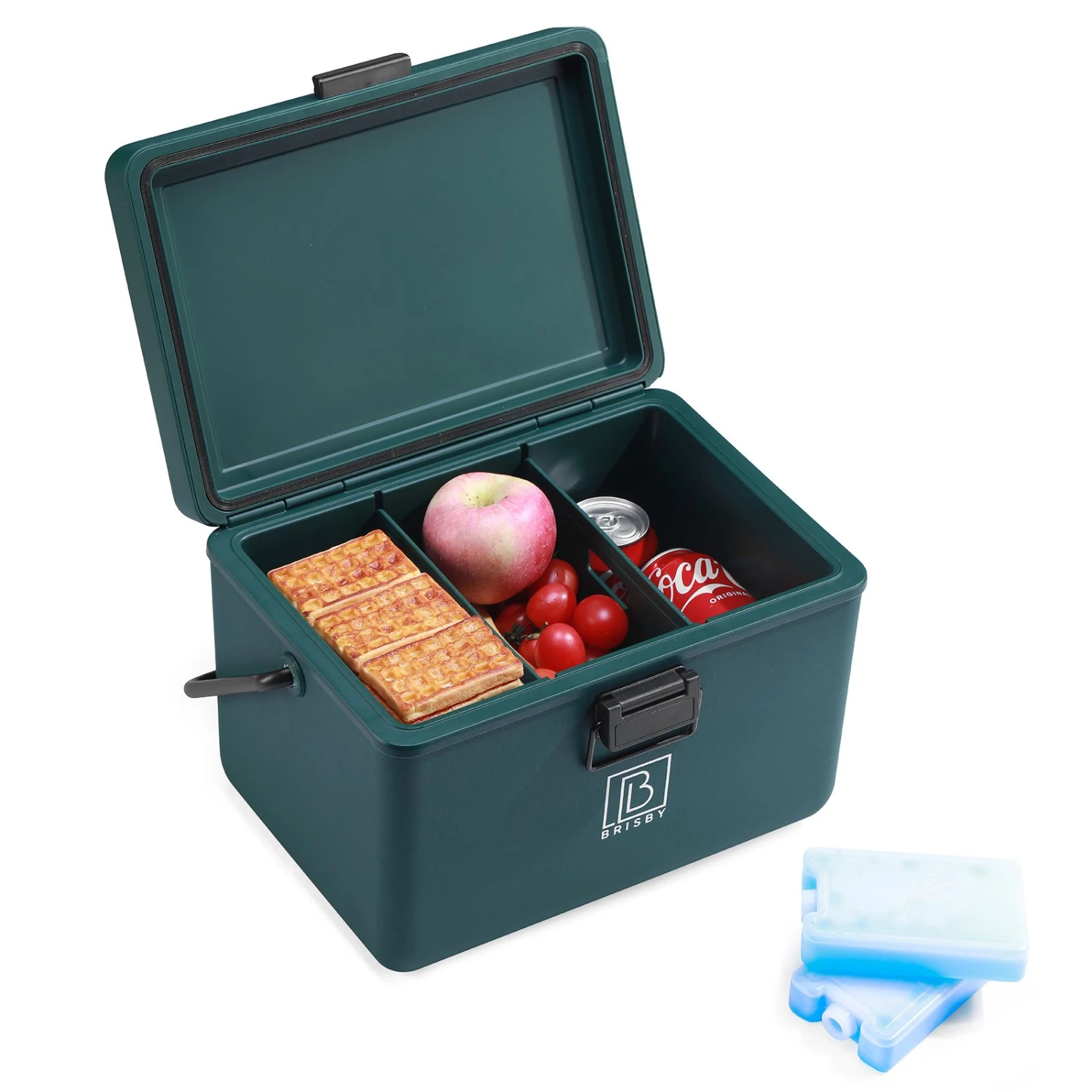 Brisby Frigobox 12 Liter Koelbox Met Koelelementen - Green 3 Brisby Frigobox 12 Liter Koelbox Met Koelelementen - Green - Afbeelding 3