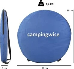 Campingwise Pop-up Douchetent - Blue 9 Campingwise Pop-up Douchetent - Blue -Weber Verkoop 6655c7807233b6.63607430