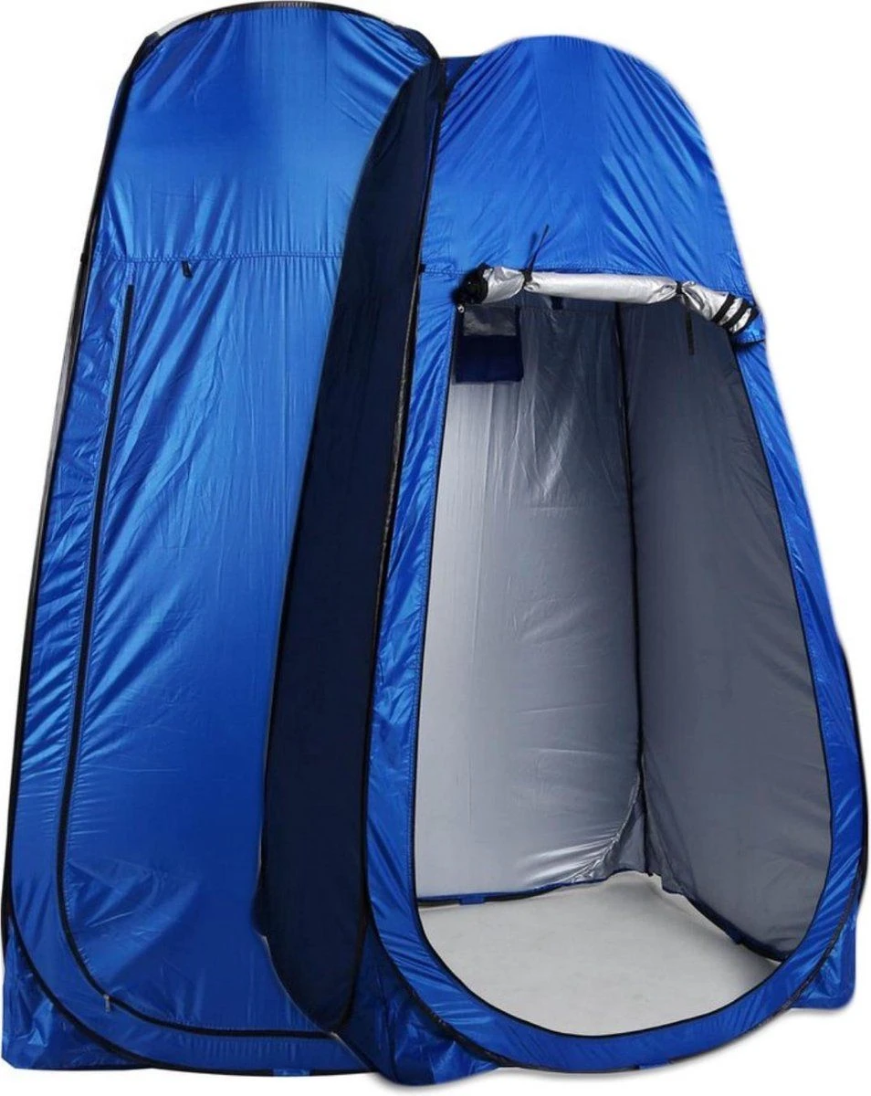 Campingwise Pop-up Douchetent - Blue 2 Campingwise Pop-up Douchetent - Blue - Afbeelding 2