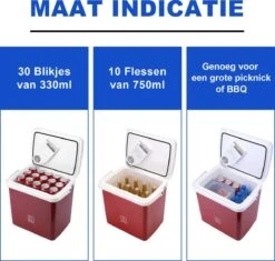 Brisby 25 Liter AC/DC Elektrische Koelbox - Red 11 Brisby 25 Liter AC/DC Elektrische Koelbox - Red -Weber Verkoop 665d9b5556ee24.47060485