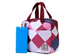 Merkloos Brisby 4-laags Geïsoleerde 4 Liter Koeltas - Blok Rose