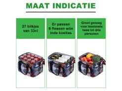 Merkloos Packaway 15 Liter Geïsoleerde Koeltas - Blok -Weber Verkoop 6660536bf09cd9.84882744