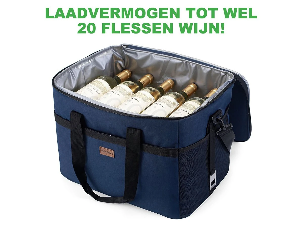 Merkloos Packaway 40 Liter Geïsoleerde Koeltas - Dark Blue 4 Merkloos Packaway 40 Liter Geïsoleerde Koeltas - Dark Blue - Afbeelding 4